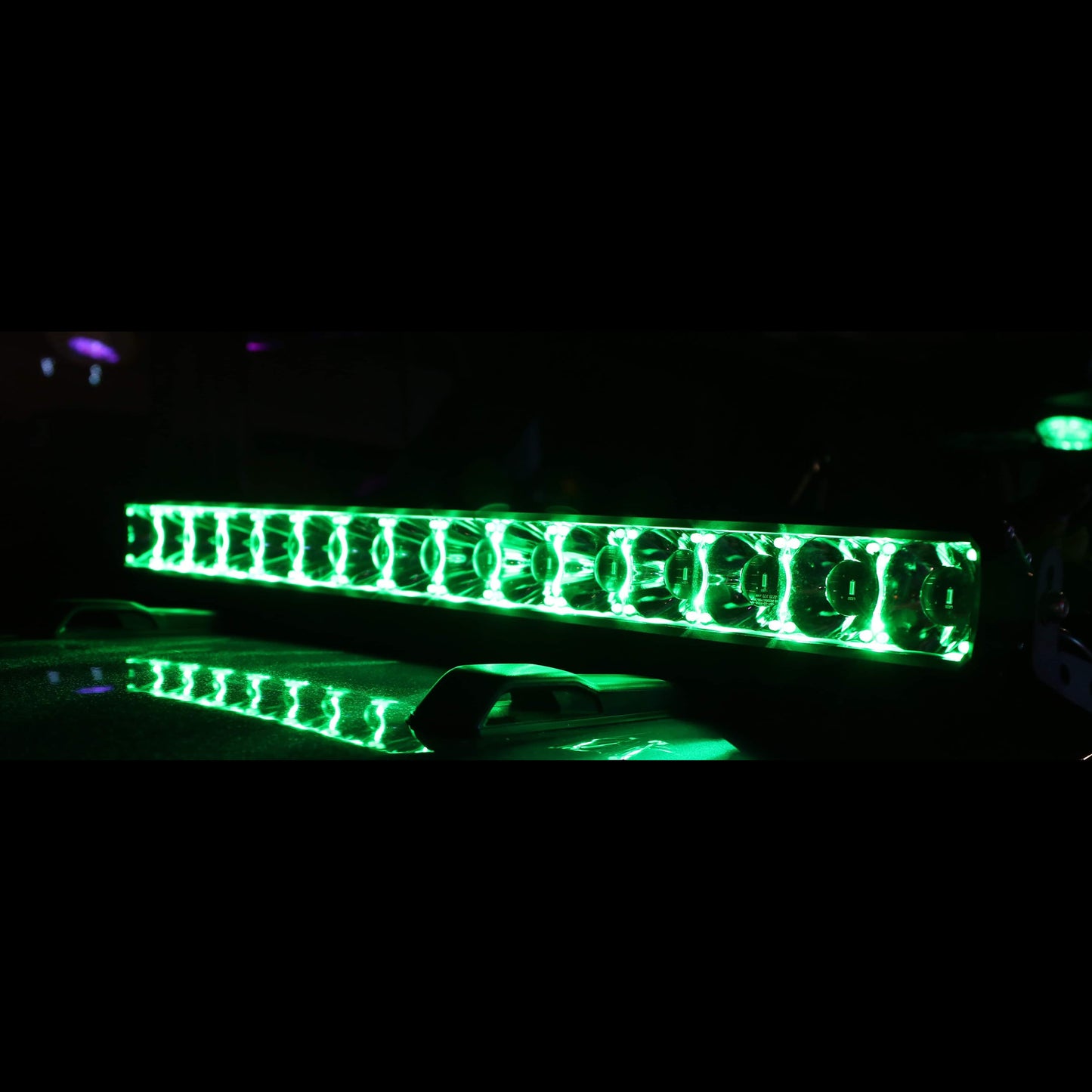 Pure White Light Bar with Backlit RGB