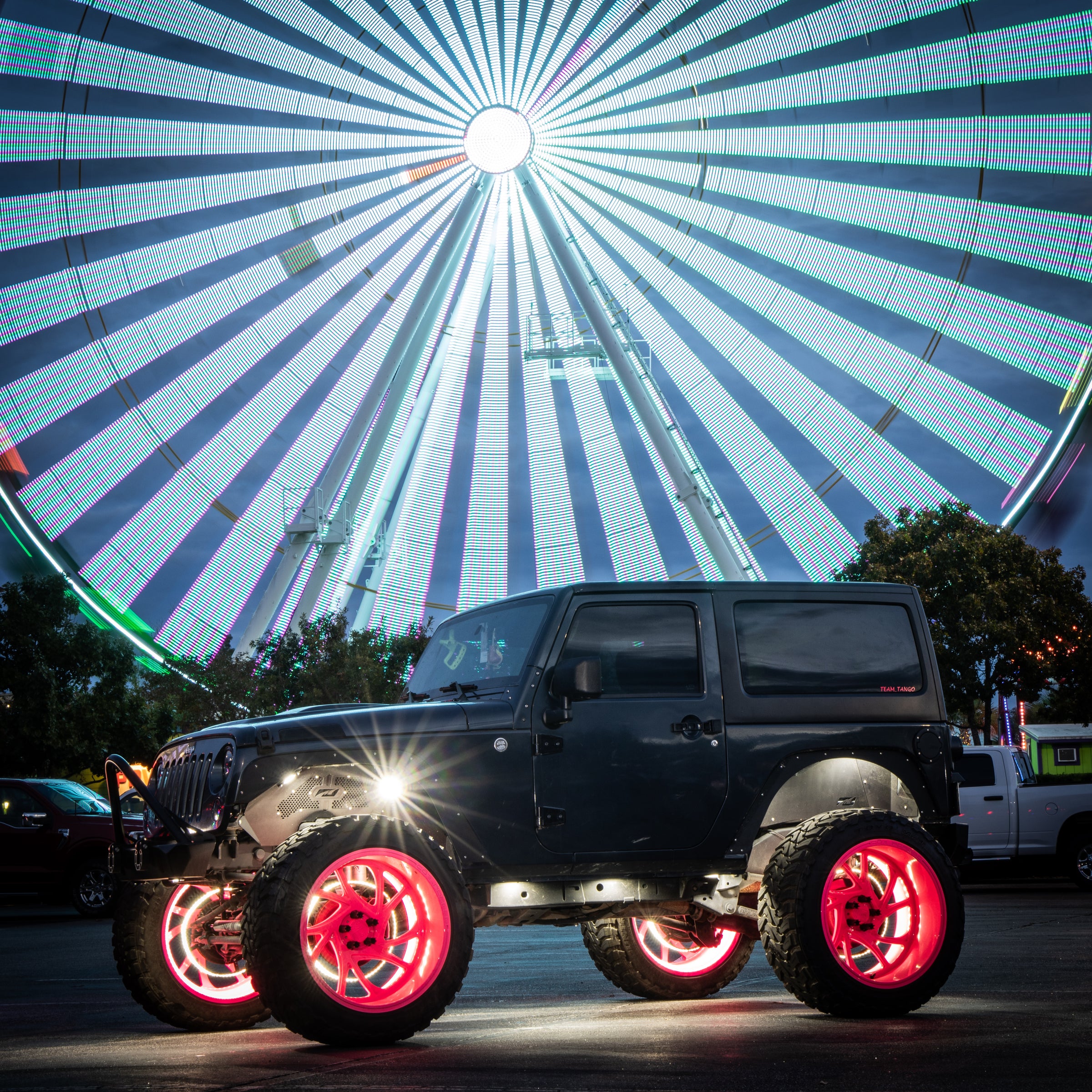 Jeep Rock Lights, Wheel lights and LED Whips